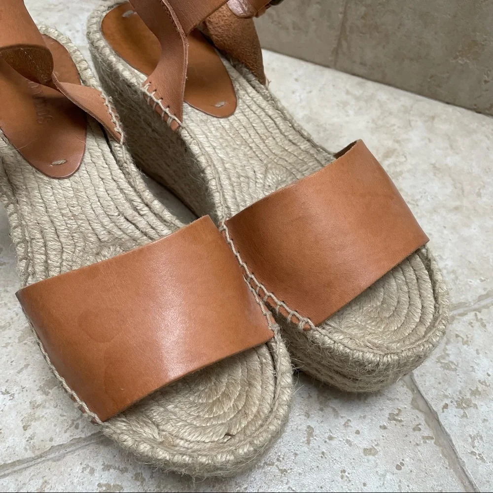 Soludos Tan Minorca Platform Espadrille Sandals